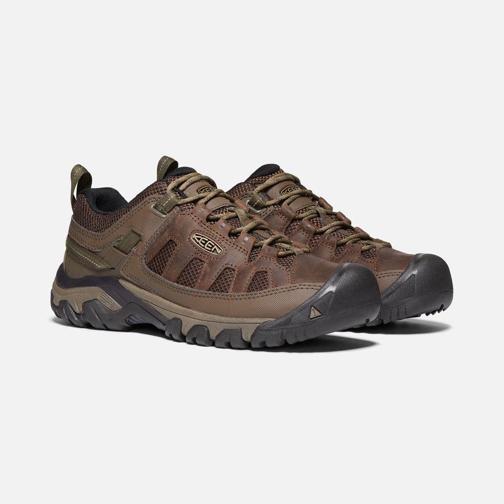 Keen Outdoor Ayakkabı Erkek Kahverengi/Siyah - Targhee Vent - Türkiye CKGU93602